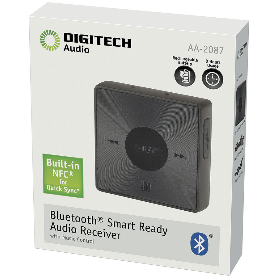 Bluetooth® 4.0 Receiver with NFC® and Music Control