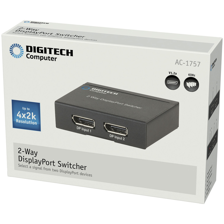 2 Way DisplayPort Switcher