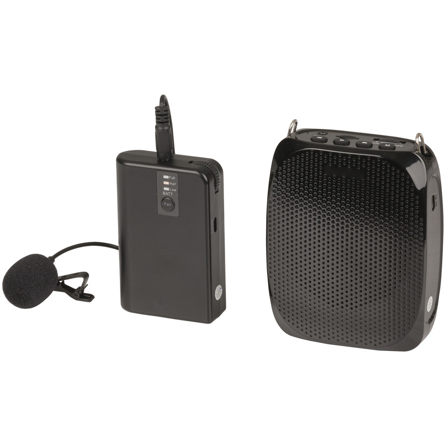 Portable Wireless UHF Lapel Microphone System