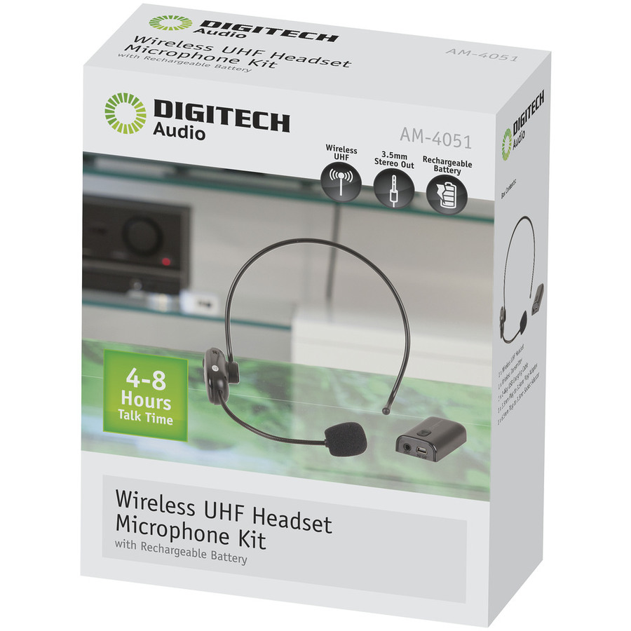 UHF Headset Microphone Kit