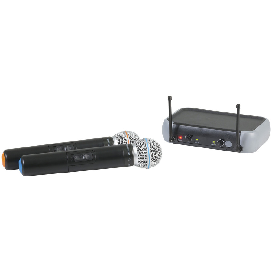 Dual Wireless UHF Microphone System