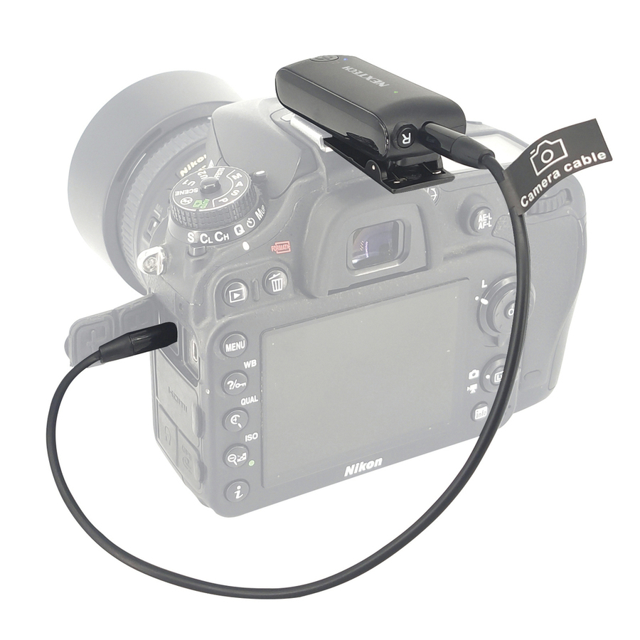 Wireless Lavalier Microphone for Smartphone and Camera