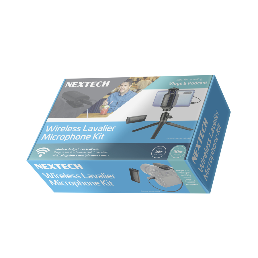 Wireless Lavalier Microphone for Smartphone and Camera
