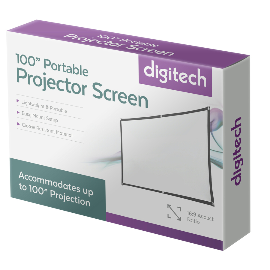100in Portable Projector Screen