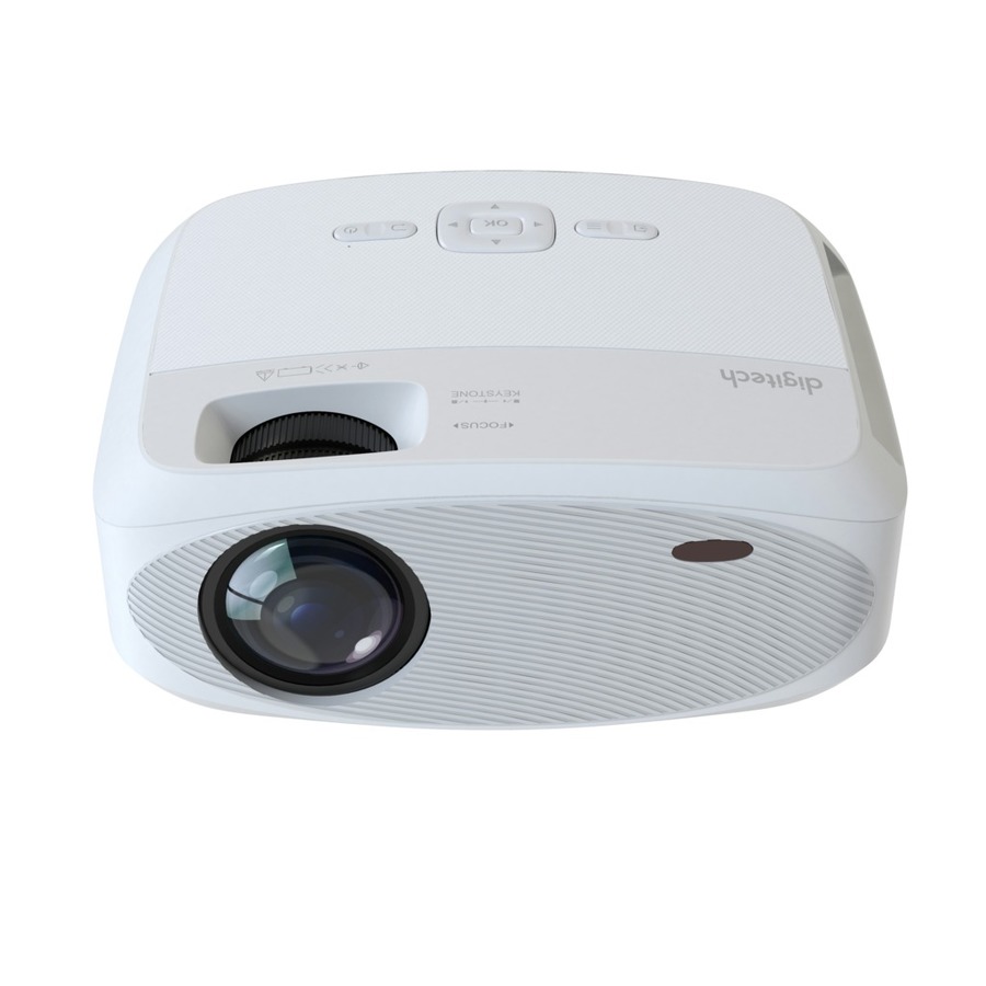 1080p Projector with HDMI, USB, SD + AV Inputs with Built-in Speakers