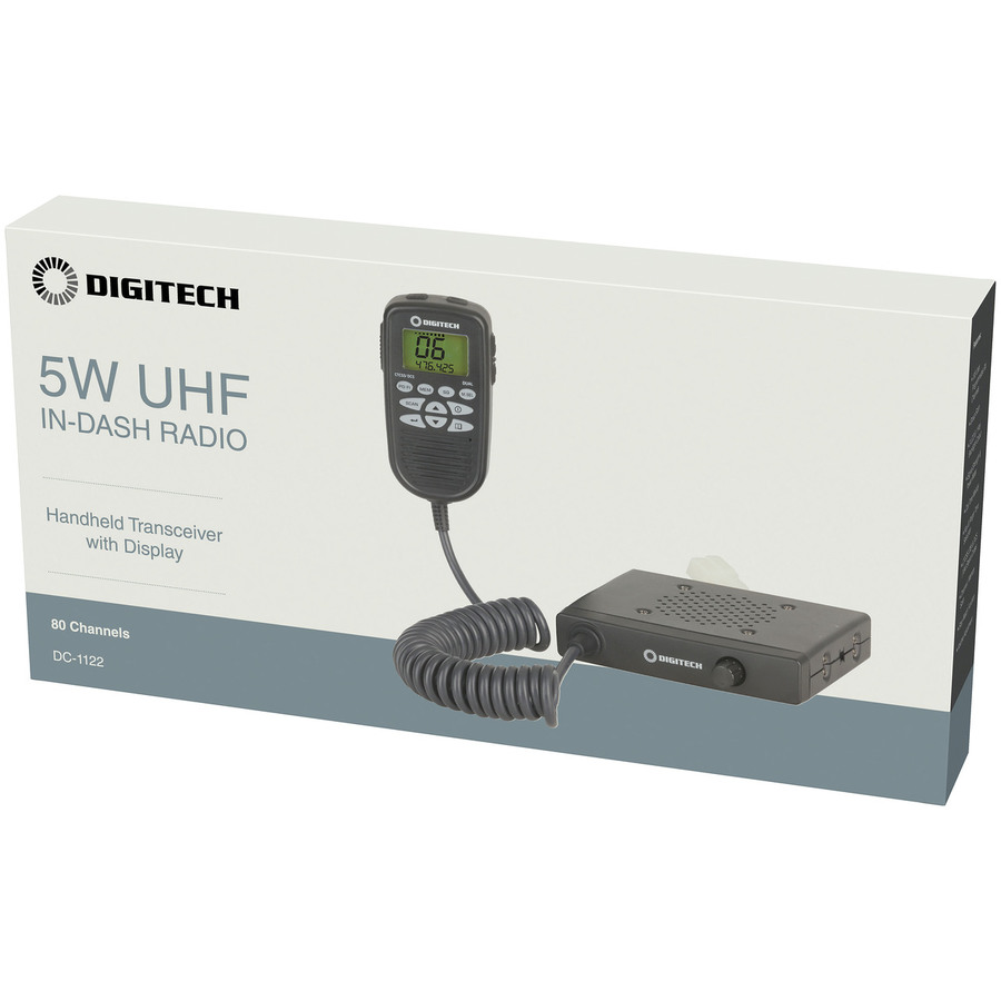 5W UHF CB Radio with Microphone Display and Control