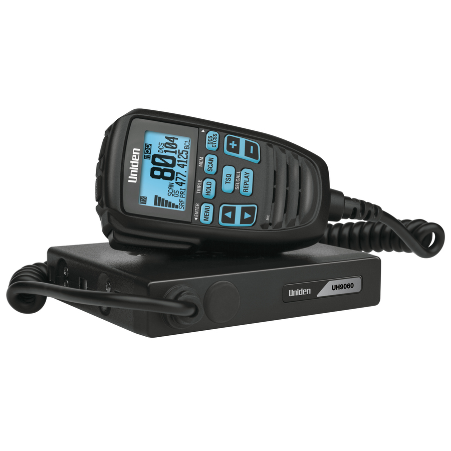 Uniden 5W UHF CB Radio with Microphone Display and Control UH9060