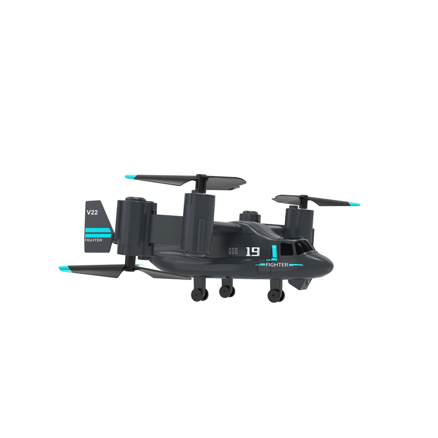 2.4Ghz RC Helicopter 2 in 1 Air and Land with Hover Mode