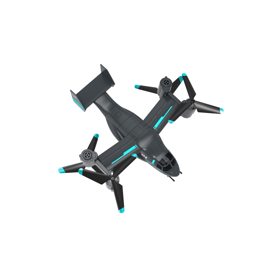 2.4Ghz RC Helicopter 2 in 1 Air and Land with Hover Mode
