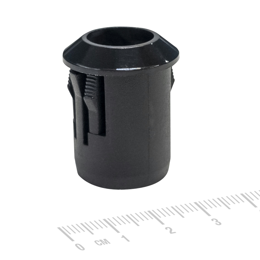 10mm LED Clips Black - Pack of 5
