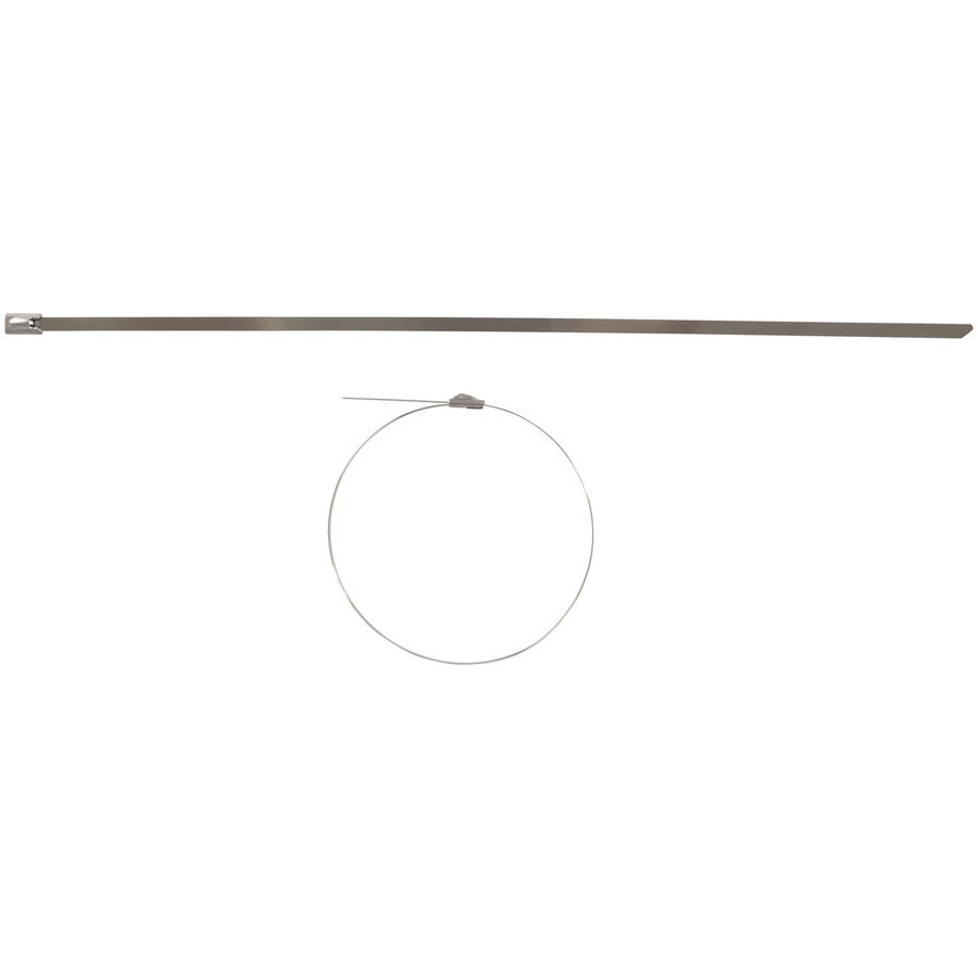 150 x 4.6mm Stainless Steel Cable Ties - 10pk