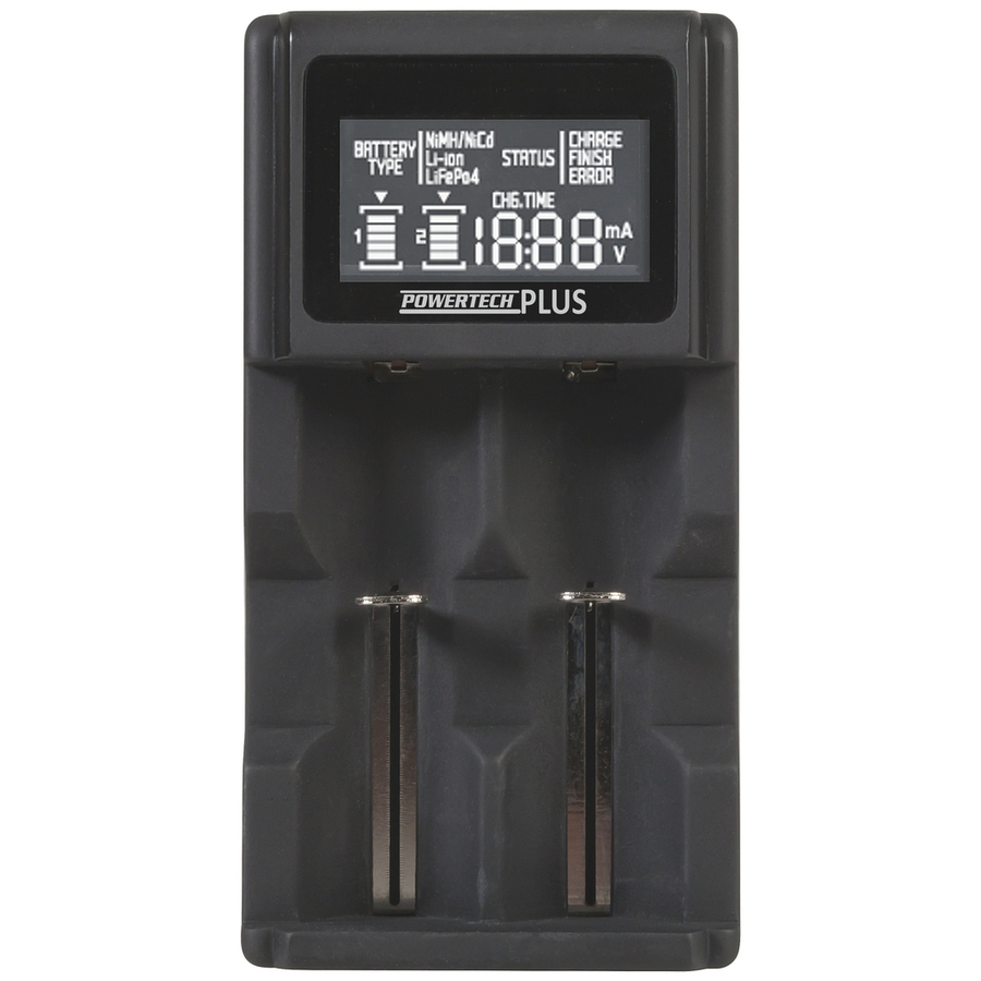 Dual-Channel Li-ion Ni-MH Battery Charger