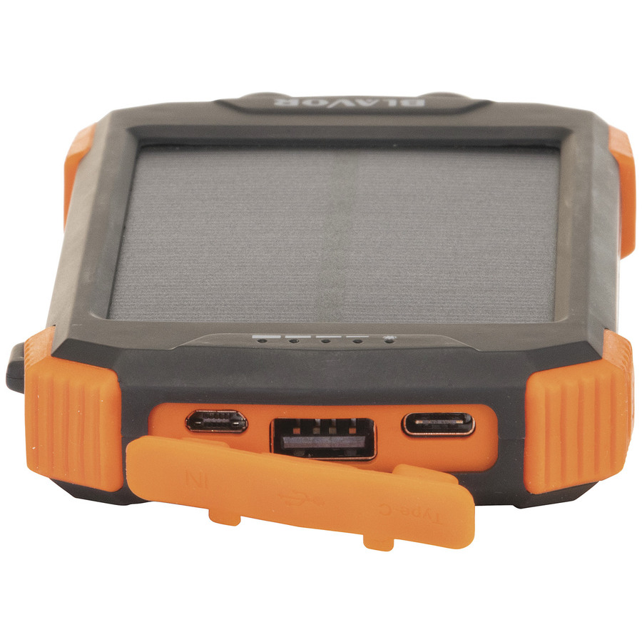 10,000mAh Weatherproof Power Bank with Wireless QI & Solar Recharging