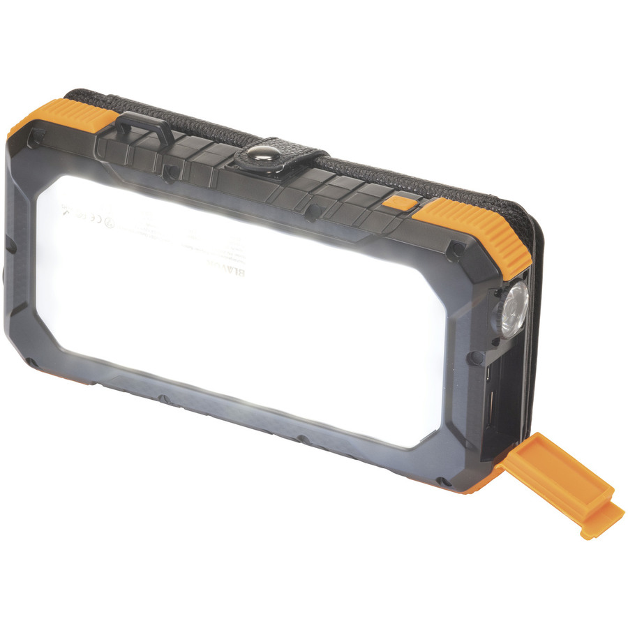 20,000mAh Weatherproof Power Bank with Solar Recharging