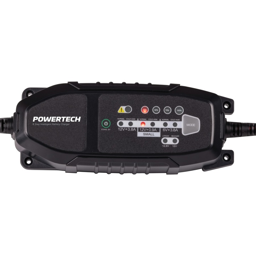 612VDC 3.8A 8-Step Intelligent Lead Acid and Lithium Battery Charger