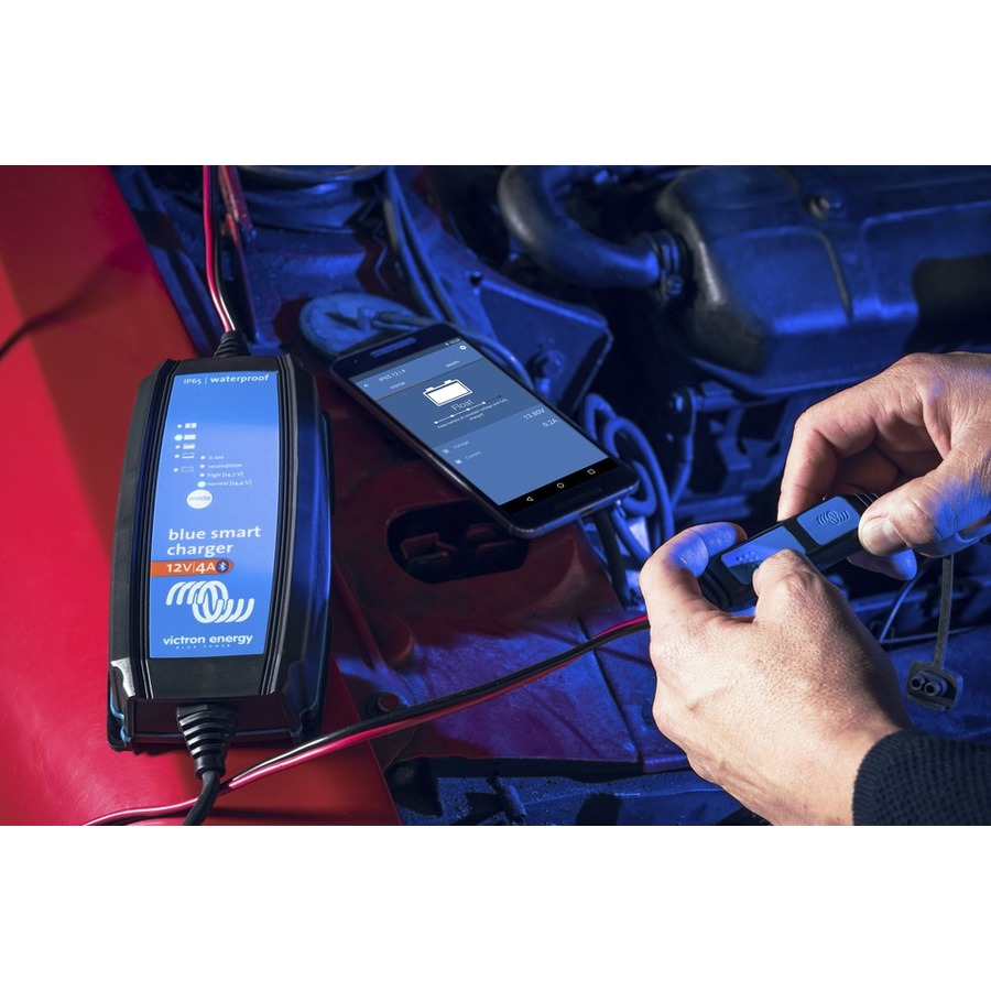 Victron Professional IP65 Blue Smart Charger 12V 10A with Bluetooth and DC Connector