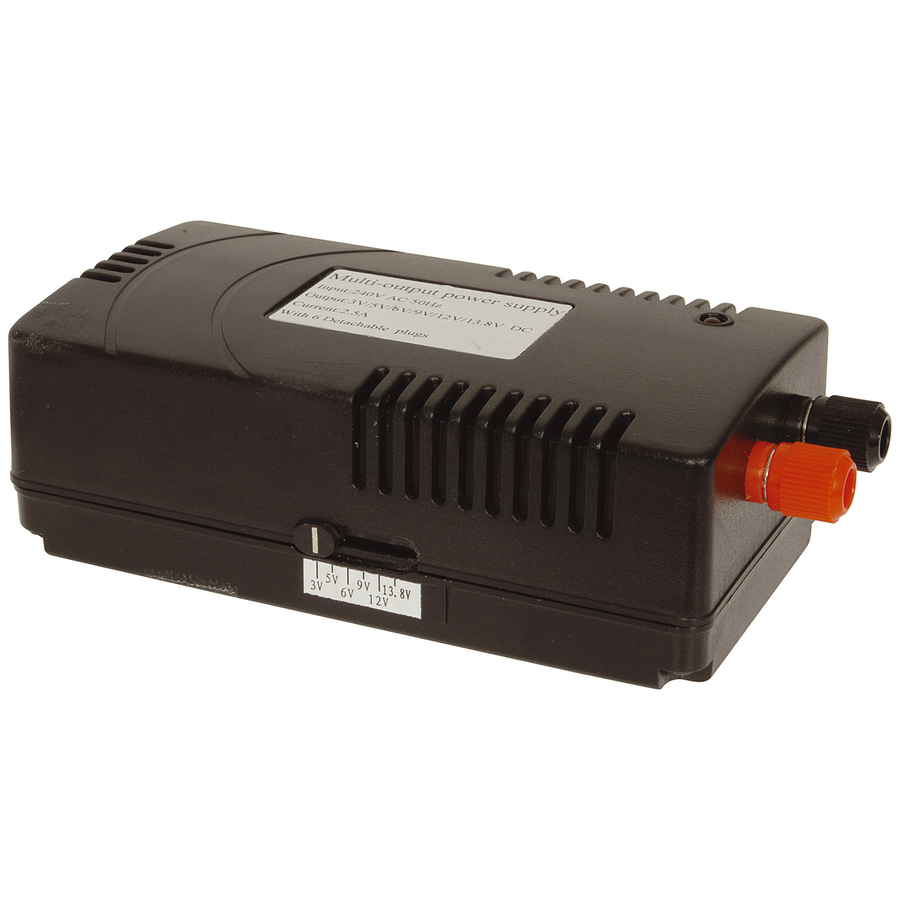 Desktop Power Supply3-13.8V DC 27W 7DC Plugs