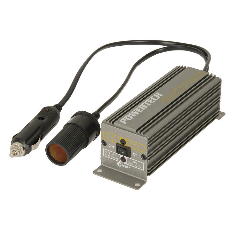 24 -12V DC-DC Converter 7A with Lighter Plug InOut