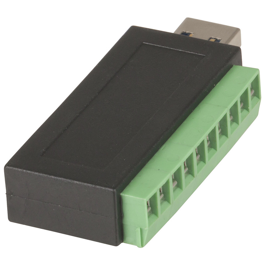 USB 3.0 Type-A Plug to 10-Way Screw Terminal Header Adaptor 