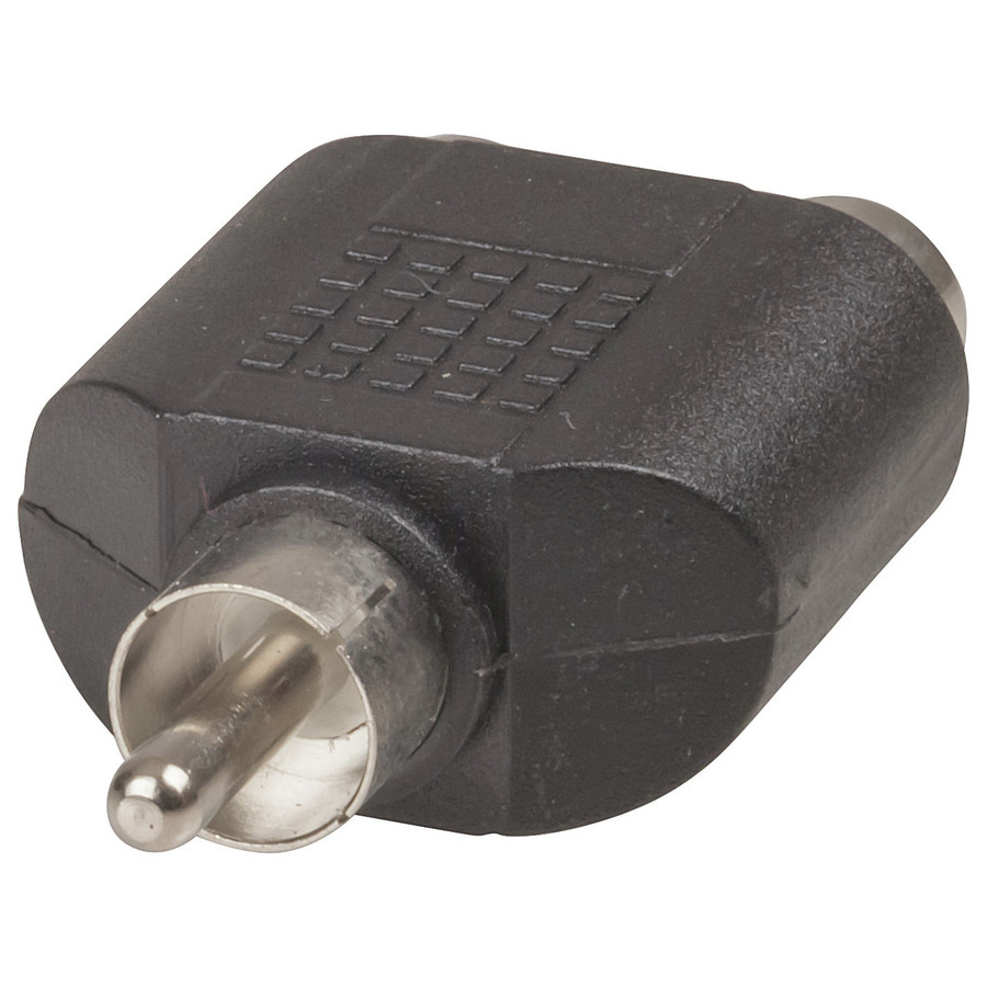 RCA Plug to 2 X RCA Socket