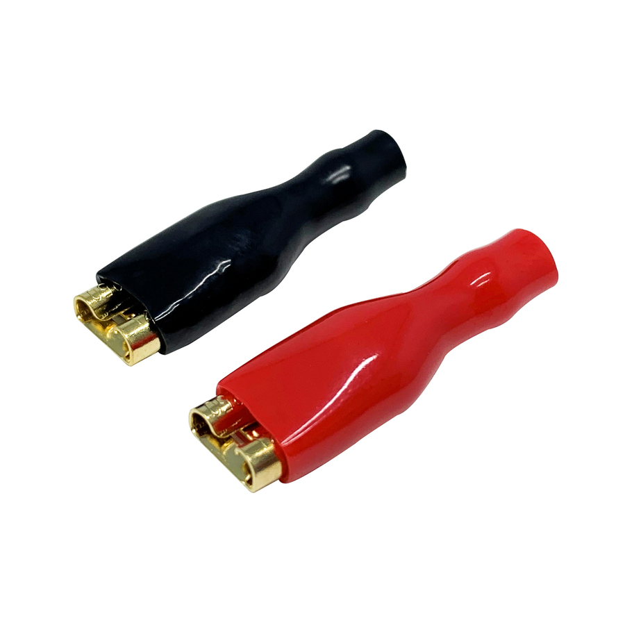 Red & Black Gold Spade QC Lugs Pack