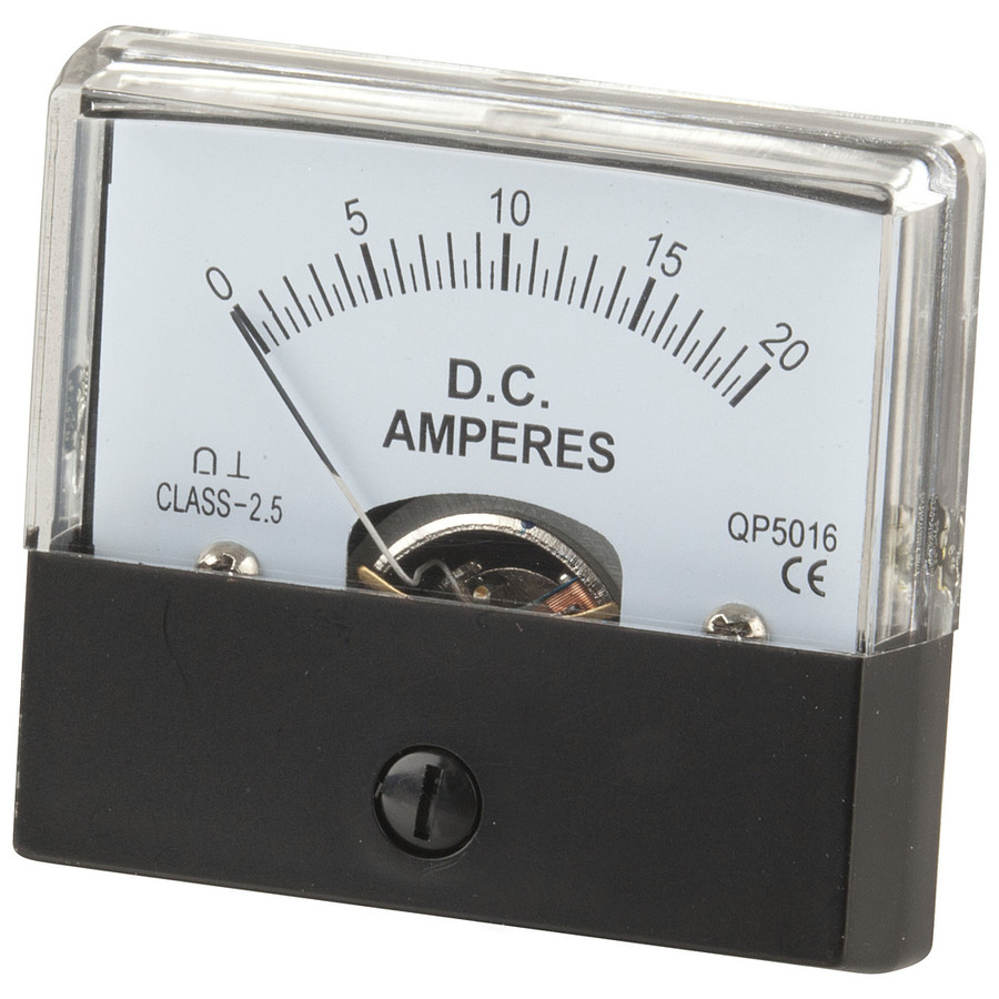 0 - 20A MU45 Panel Meter - Moving Coil Type