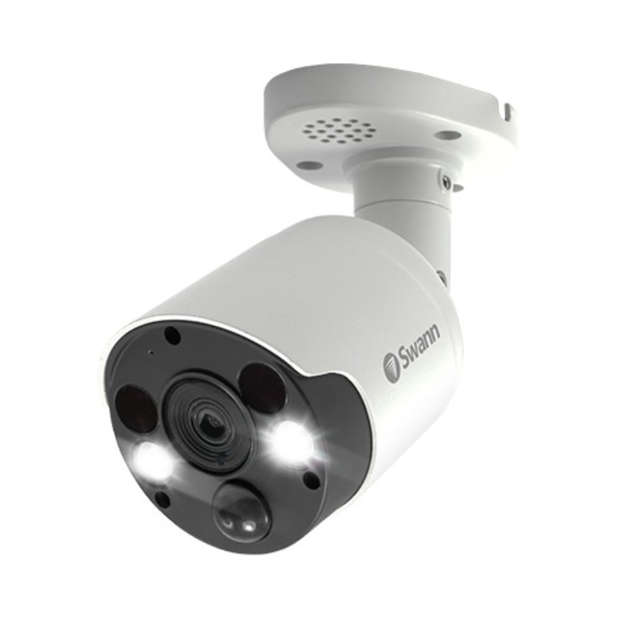 4K Swann IP PIR Bullet Flood Camera wAudio SWNHD-887MSFB-AU
