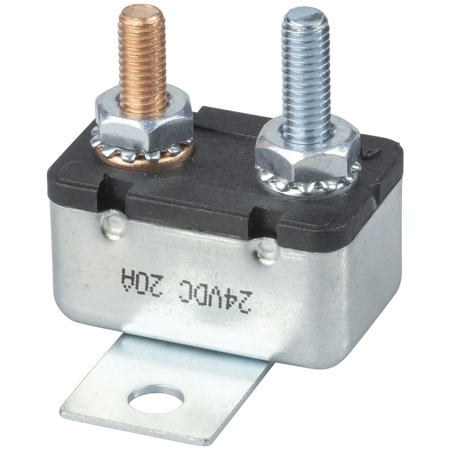Chassis Mount Autoreset Circuit Breaker 20A 24VDC