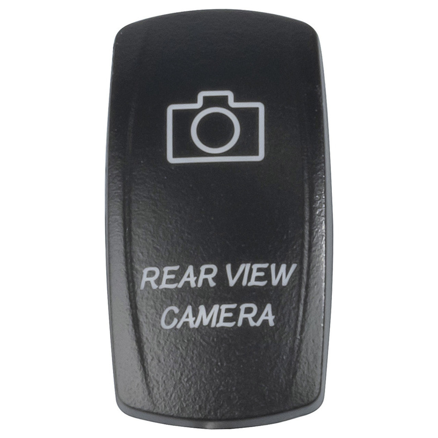 Laser Etched "Rear View Camera" Cover for Illuminated Rocker Switch