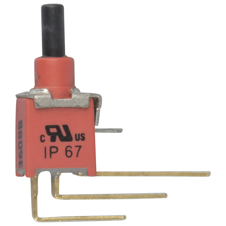 SUB MINI PUSHBUT SPDT MOM HORI RA PCB S
