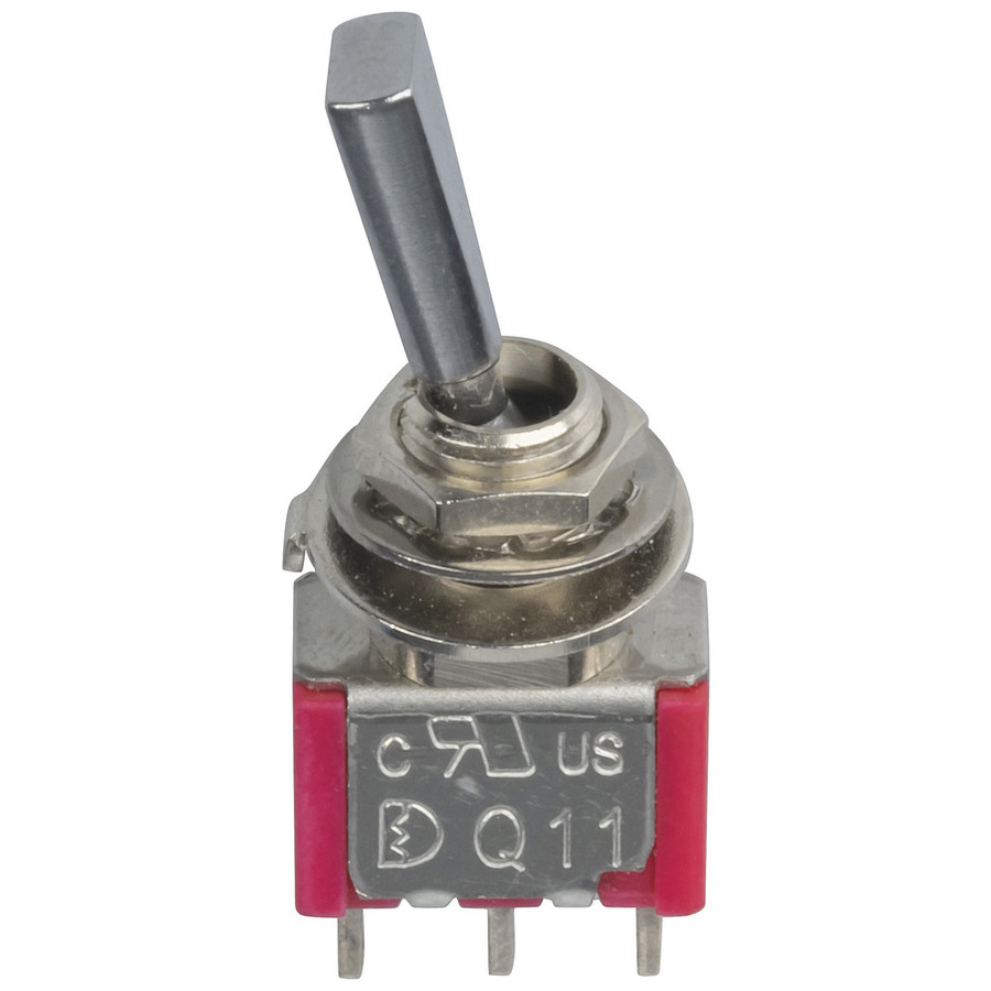 SPDT Flattened Actuator Mini Toggle Switch