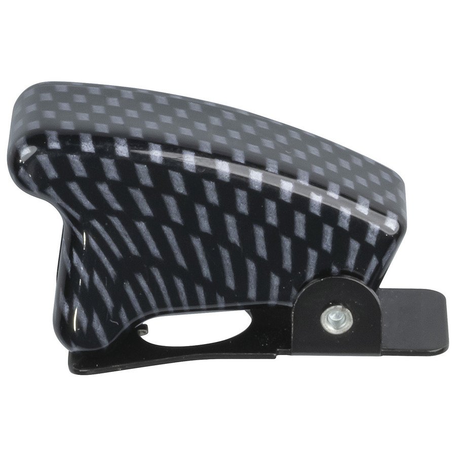 Missile Launch Style Toggle Switch Cover - Carbon Fibre appearance