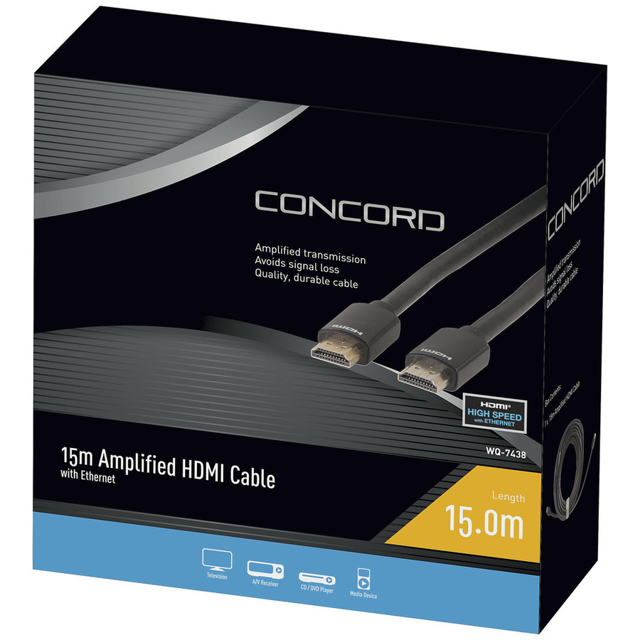 Concord 15m 4K HDMI 2.0 Amplified Cable