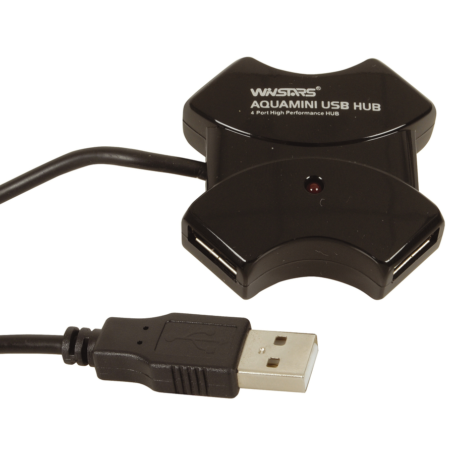 Star Shaped 4-Port USB 2.0 Hub 