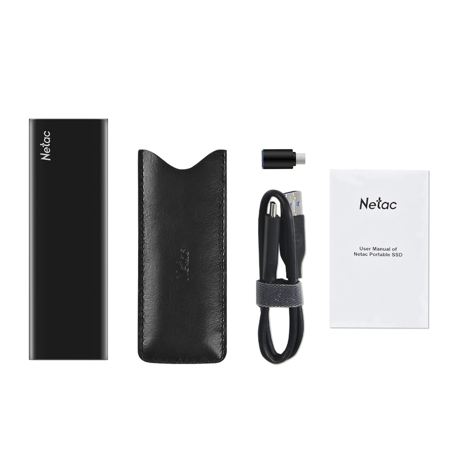 1TB Portable SSD with USB 3.2 Type-C Reads 539MBs, Writes 473MBs