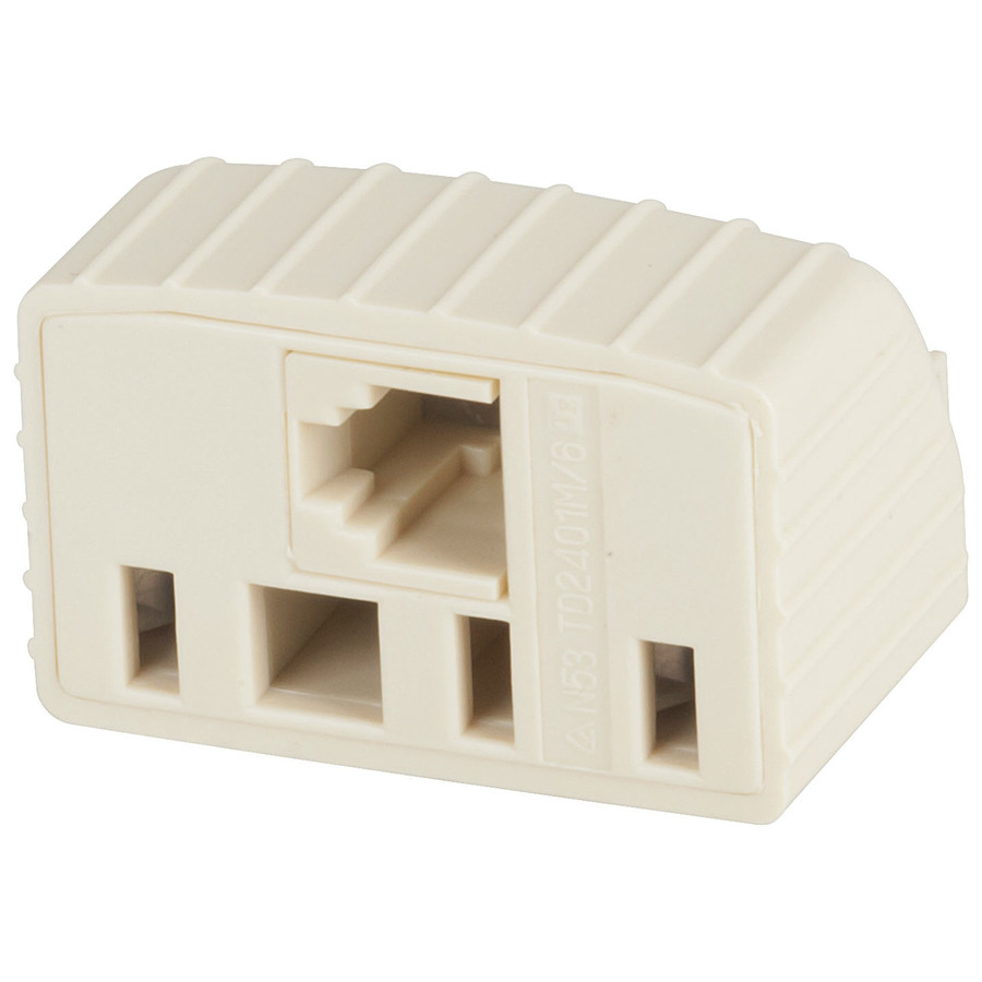 605 to 610RJ12 Telephone Double Adaptor