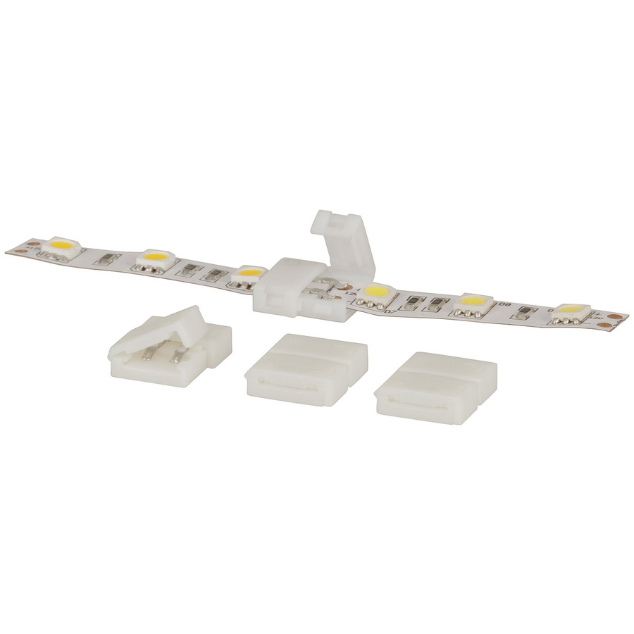 2 Pin LED Strip Connector Straight Joiner - 4 Pack