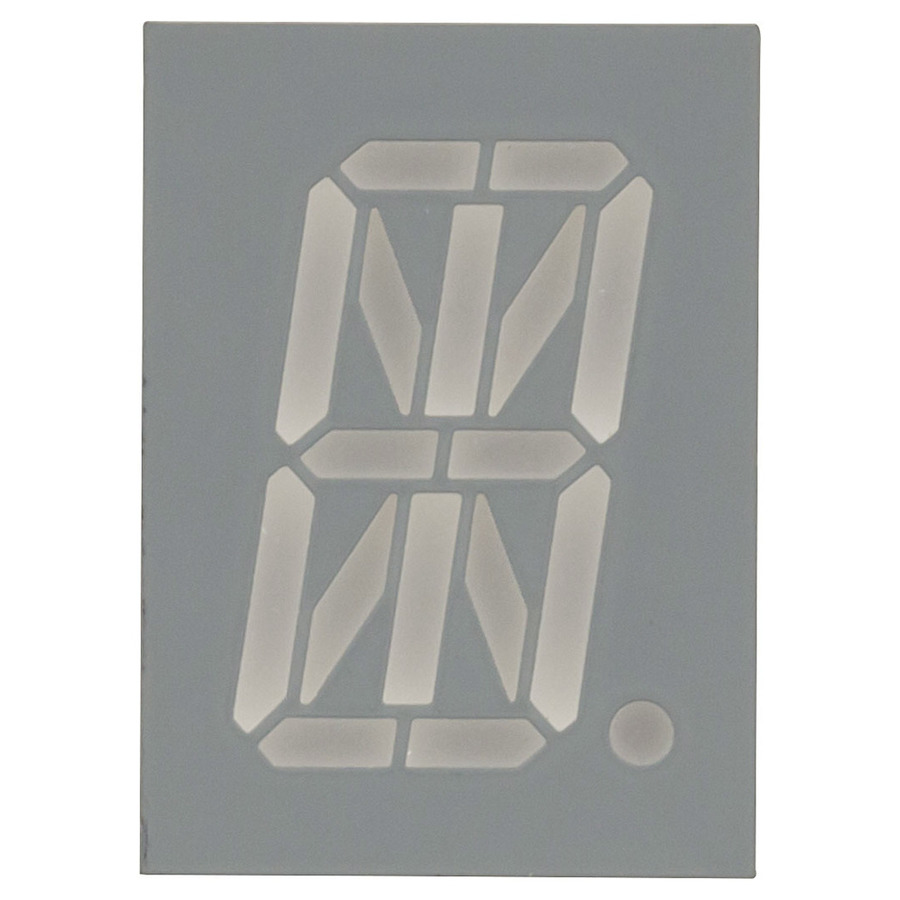 Green 16 Segment Common Anode LED display