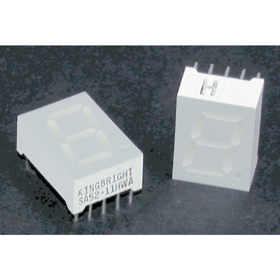 FND500LTS543RS505RWB Common Cathode 7 Segment Display