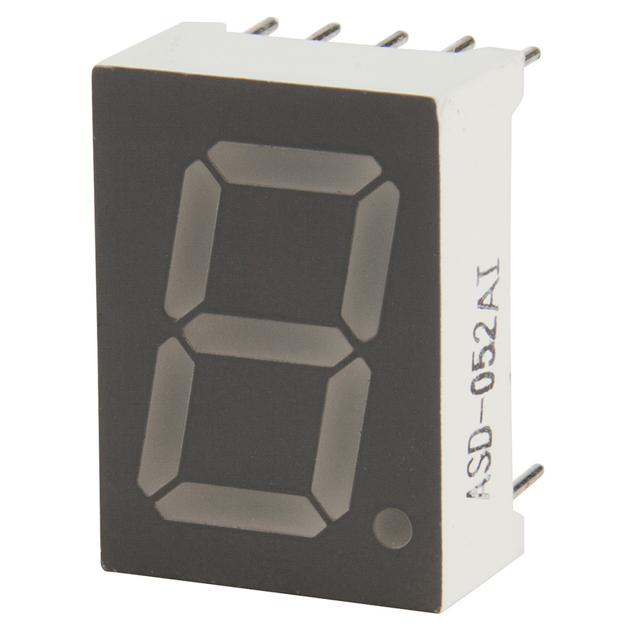 FND507LTS542RS50 RWB Common Anode 7 Segment Display