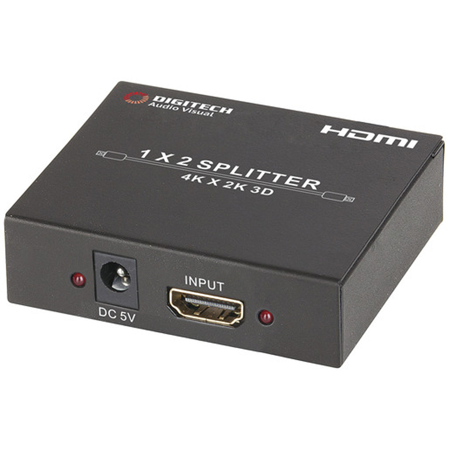 2 Way Hdmi Splitter With 4K Support 