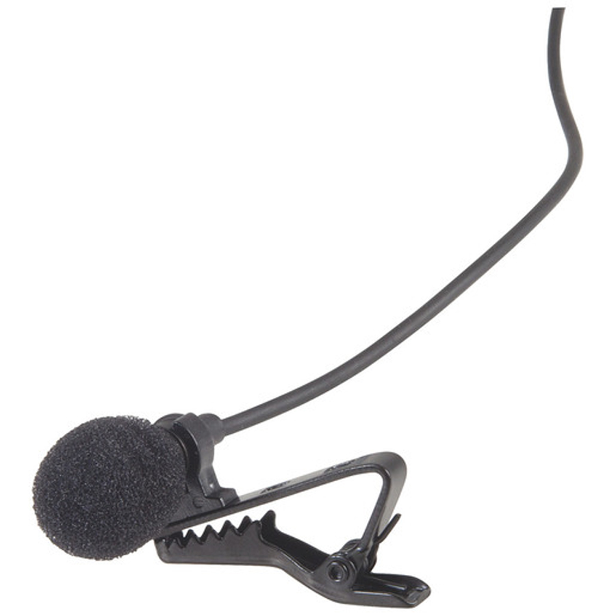 Stereo Lapel Microphone with Headphone Outlet 
