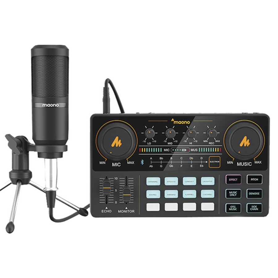 Maonocaster All in One Podcast Production Studio with Microphone 