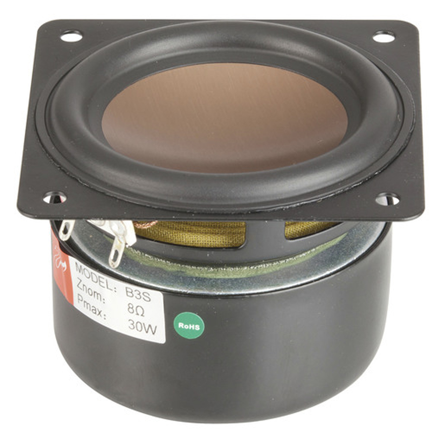 Shielded 3 Inch 15W 8-Ohm Full Range Speaker 
