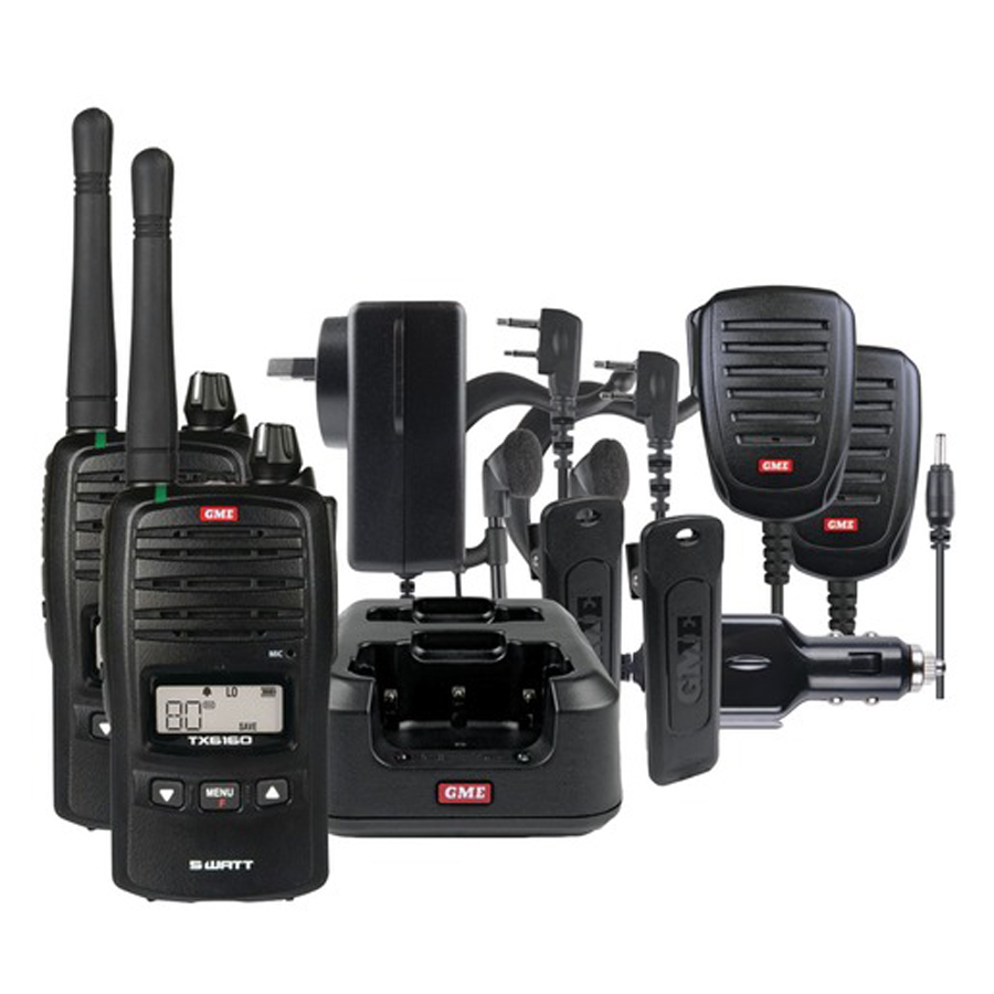 GME 5W UHF Transceiver TX6160TP Twin Pack 