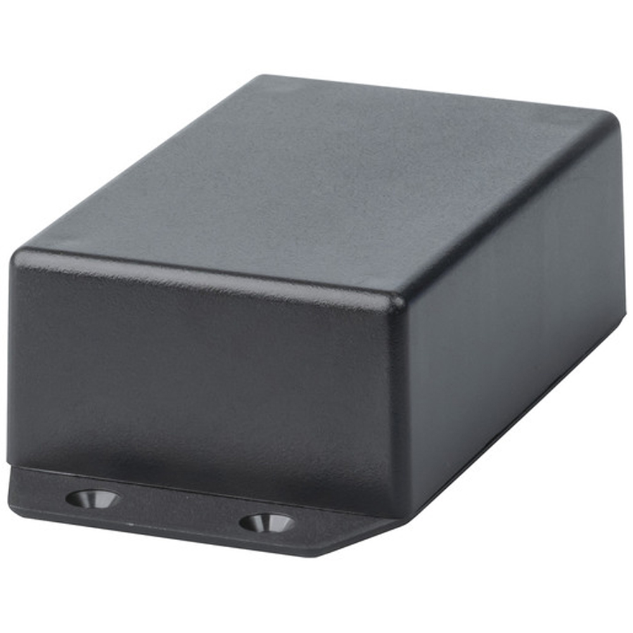 Jiffy Box - Black with mounting flange - 83X54X31 - UB5 