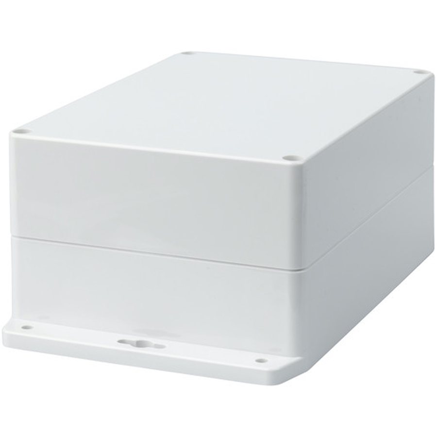 POLYCARBONATE ENCLOSURE WFLANGE 171X121X80MM 