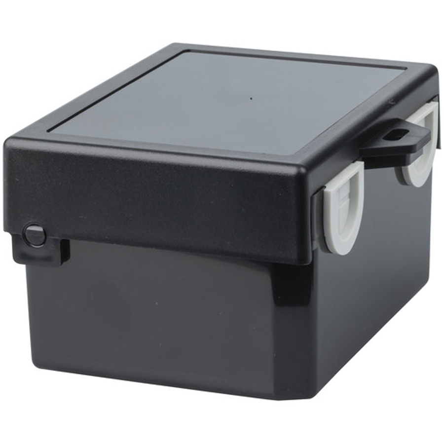 Snap in Enclosure Black 91 X 122 X 69mm 