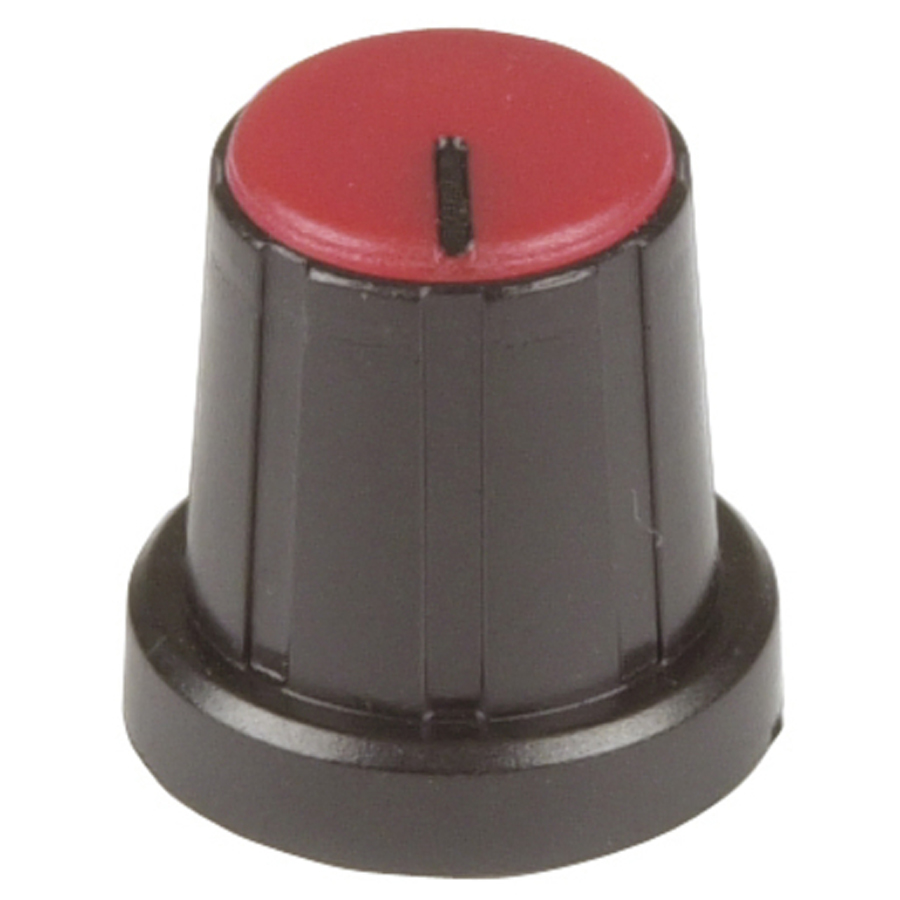 Red Push On Style Knob 