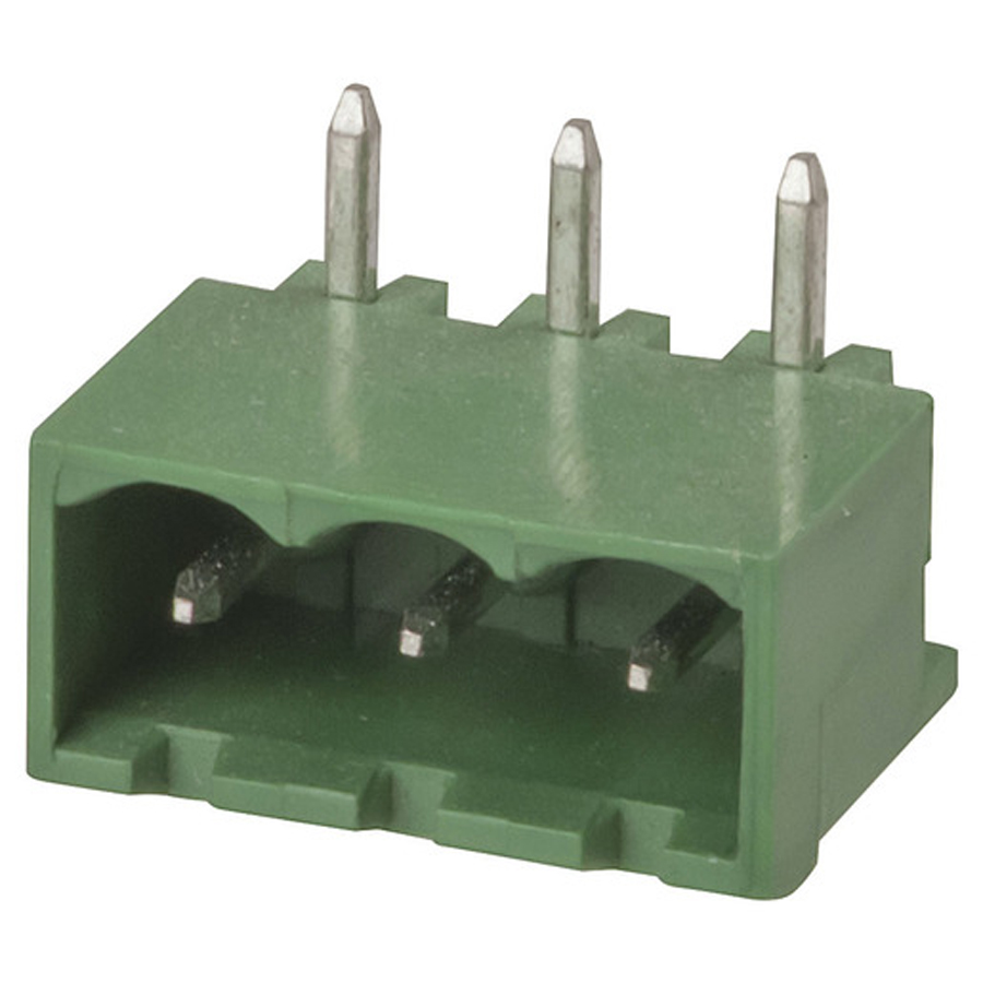 3 Pole PC Mount Pluggable Header - 5.08mm - Horizontal 